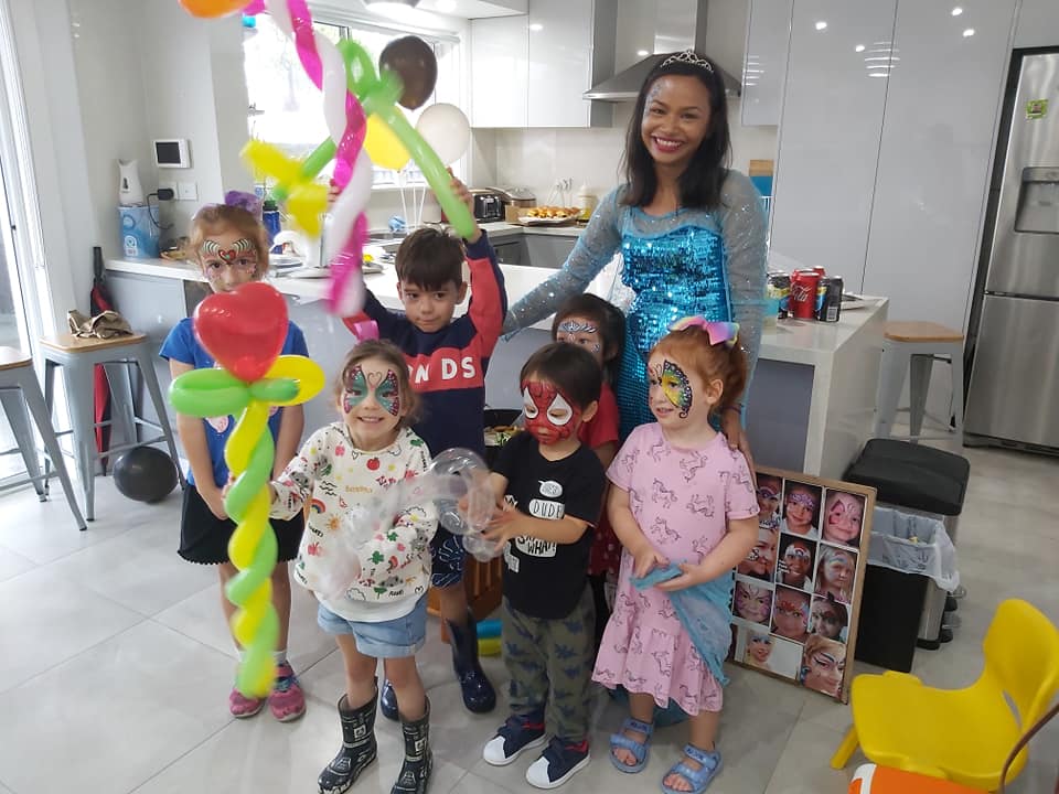 face painting birthday party sydney