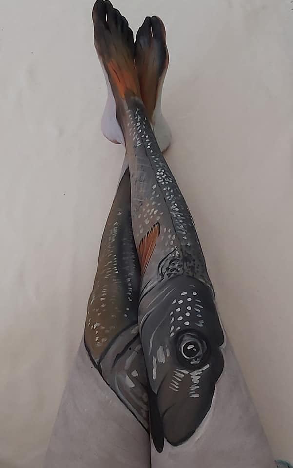 fish body paint